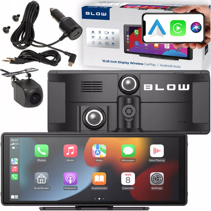 Automobilio multimedijos stotelė – radijas su Android Auto, CarPlay ir kamera