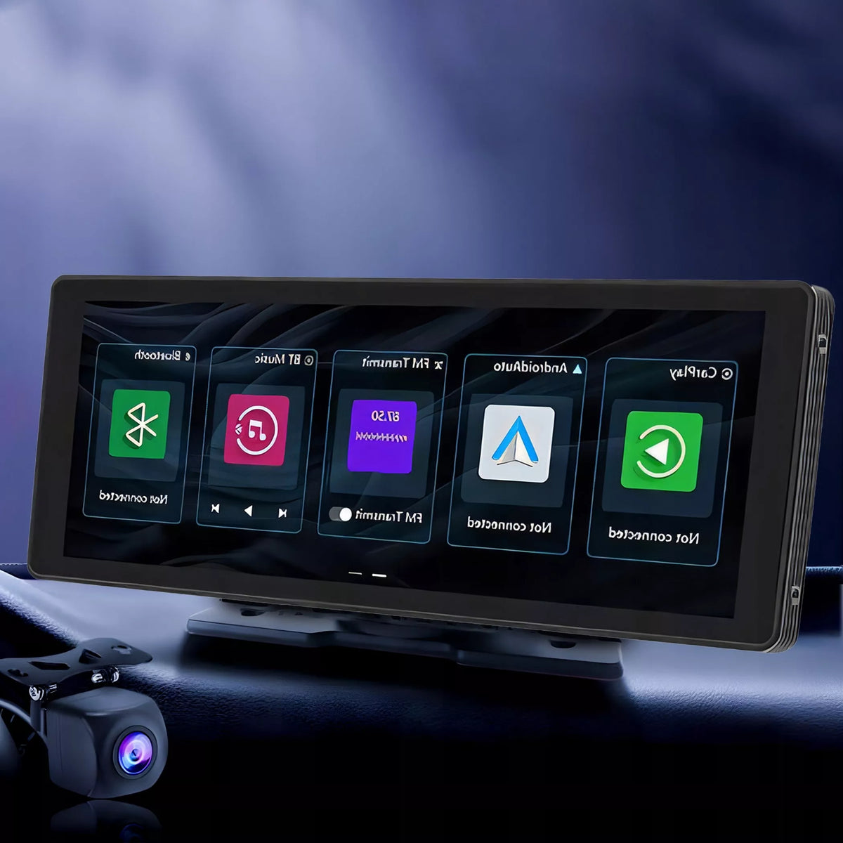 Automobilio multimedijos stotelė – Apple CarPlay, Android Auto, parkavimo kamera