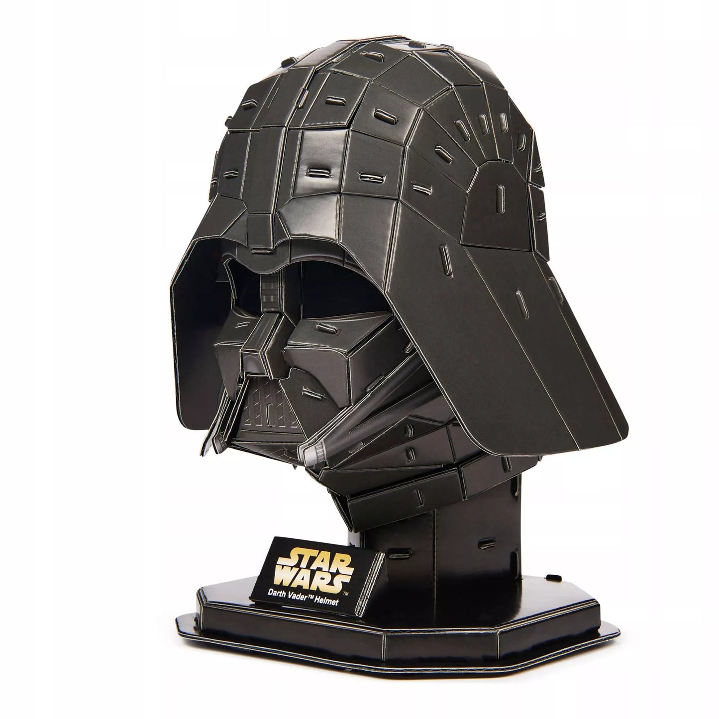 STAR WARS tamsiojo p. Vaderio šalmo 3D modelio dėlionė (4D Build)