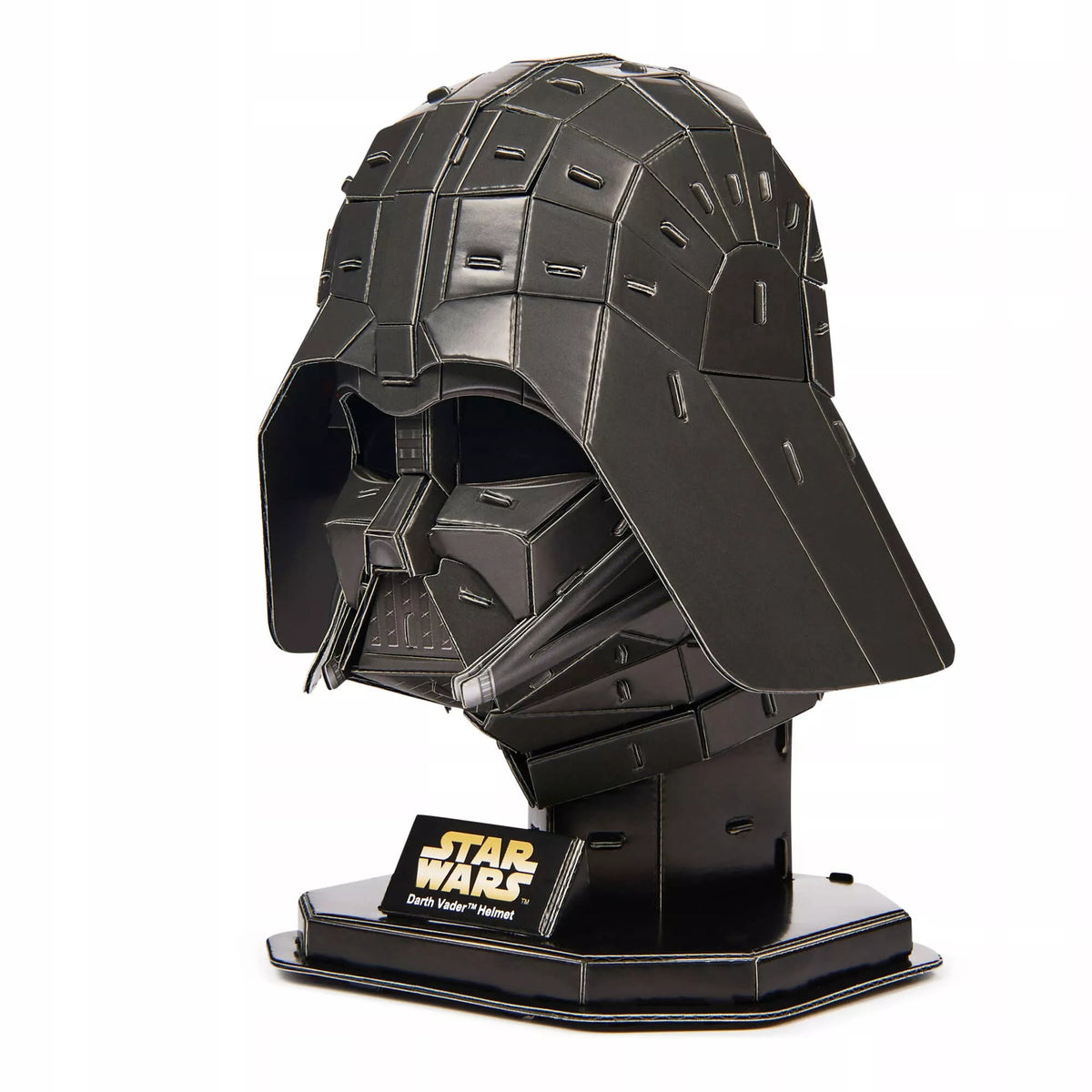 STAR WARS tamsiojo p. Vaderio šalmo 3D modelio dėlionė (4D Build)