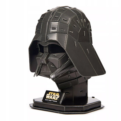 STAR WARS tamsiojo p. Vaderio šalmo 3D modelio dėlionė (4D Build)