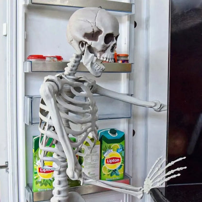 Dydelis (170 cm) skeletas - tamsi Halloweeno dovana ir dekoracija