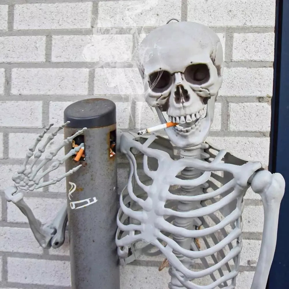 Dydelis (170 cm) skeletas - tamsi Halloweeno dovana ir dekoracija
