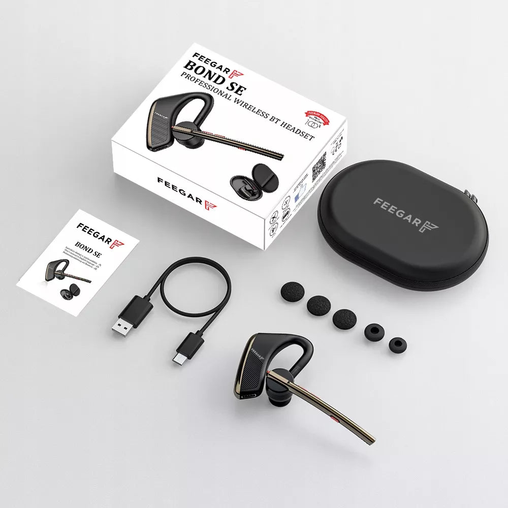„Bluetooth 5.2 ausinės vairuotojui Feegar BOND SE 24 val. CVC DSP telefonui“