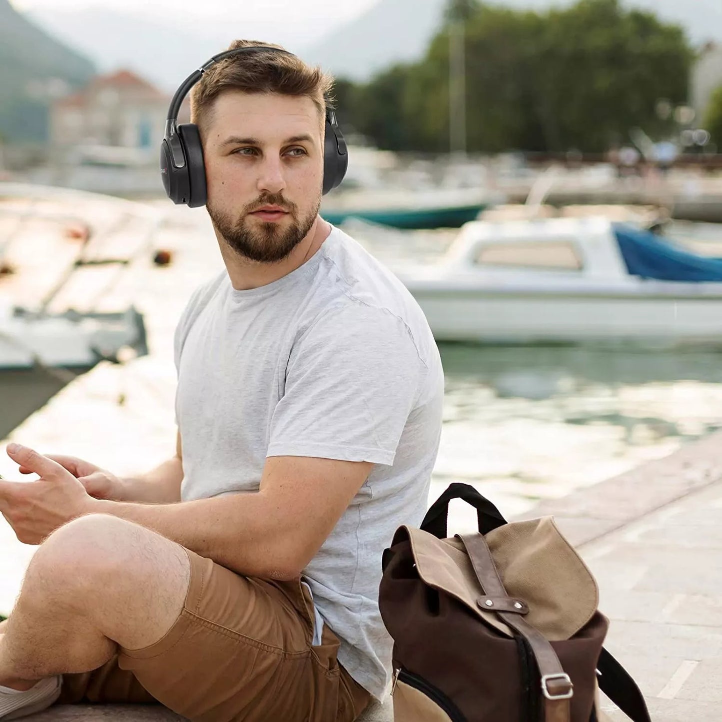 Belaidės ausinės FEEGAR Mello, 65H Bluetooth, Mikrofonas