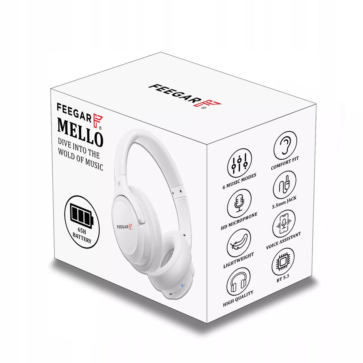 Belaidės ausinės -  Bluetooth 5.3 Mikrofonas