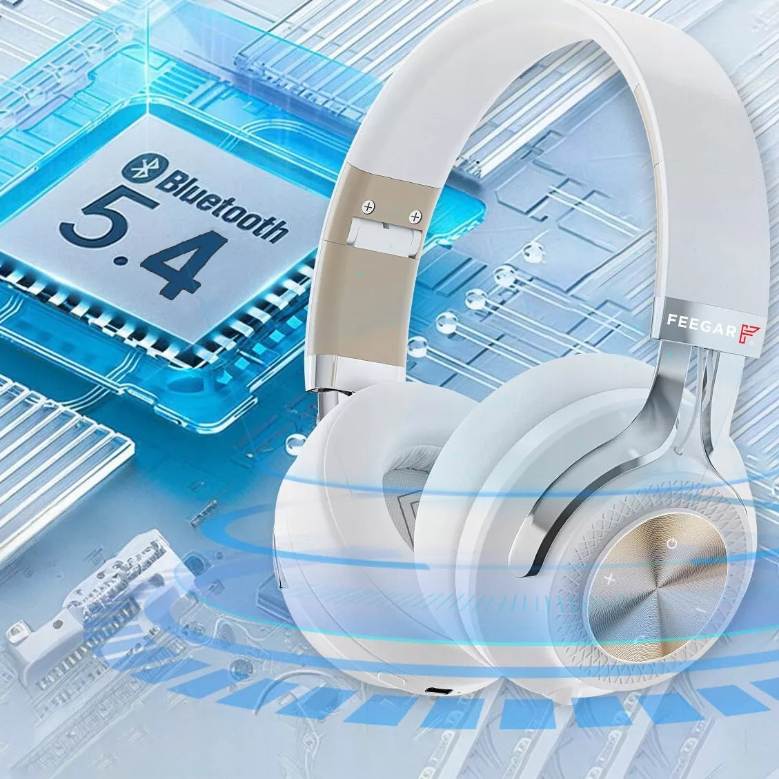 Belaidės Ausinės FEEGAR AlphaBeat