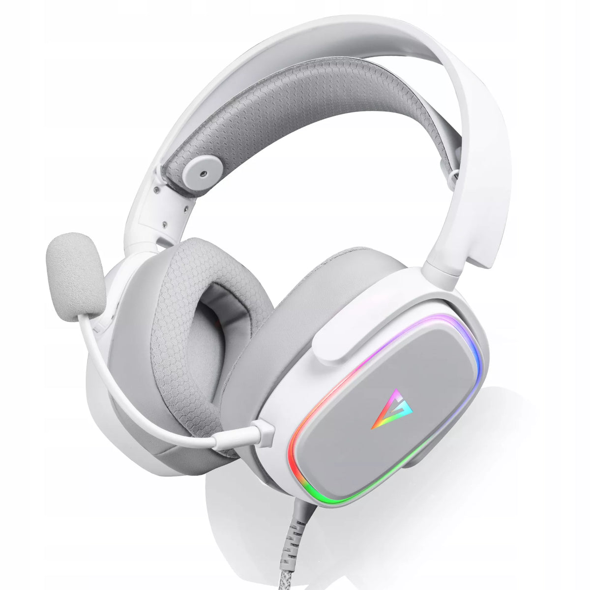Žaidimų ausinės „MODECOM Volcano Prometheus“, USB, RGB LED su mikrofonu