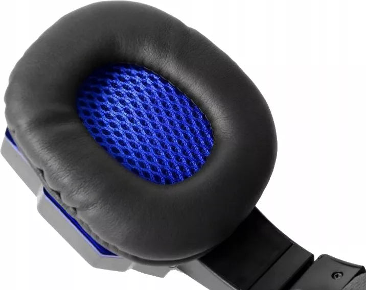 Žaidimų ausinės su mikrofonu RGB apšvietimu kompiuteriui