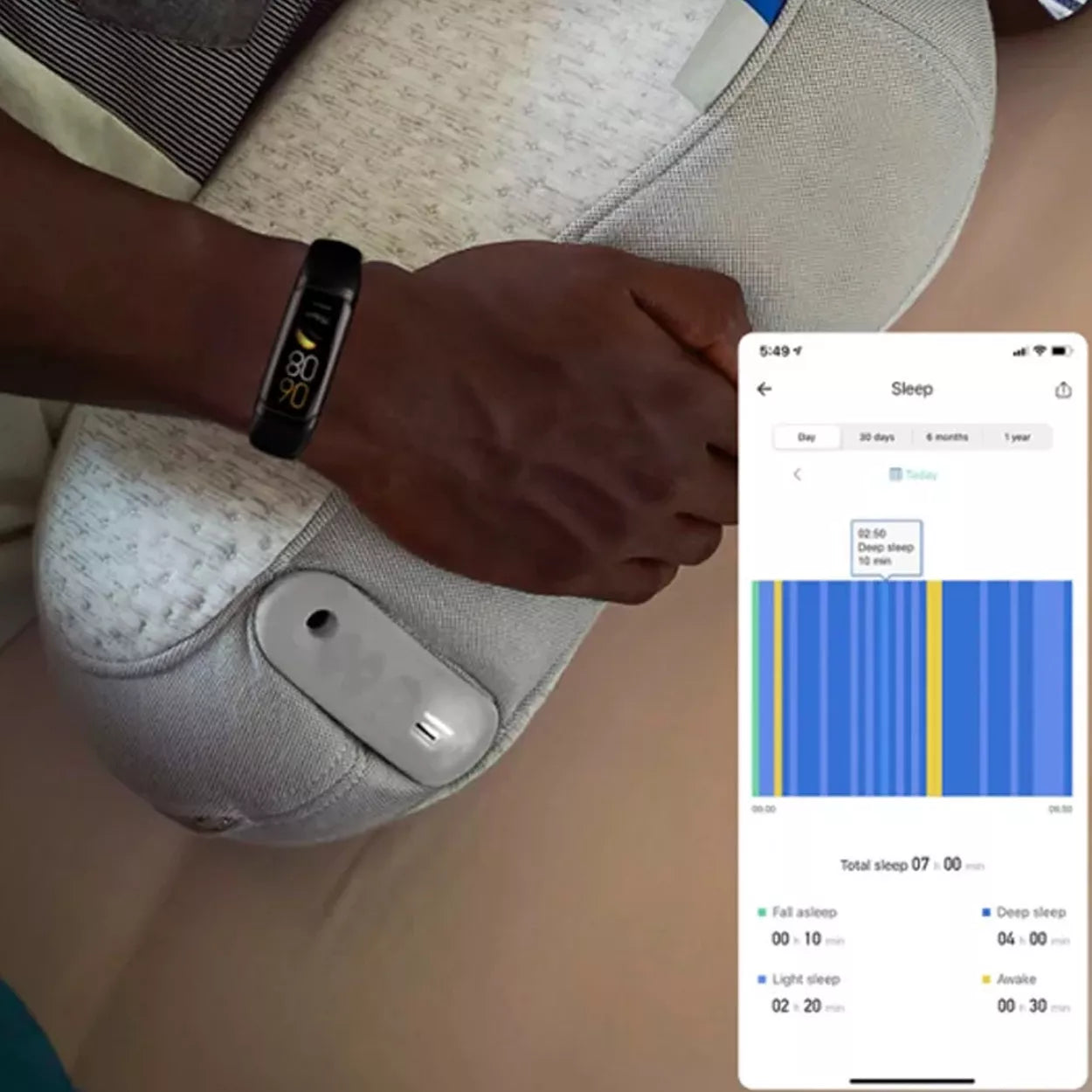 Smartwatch Sportinė apyrankė EKG Pulsas Žingsniai Kcal Kraujospūdis Temperatūra