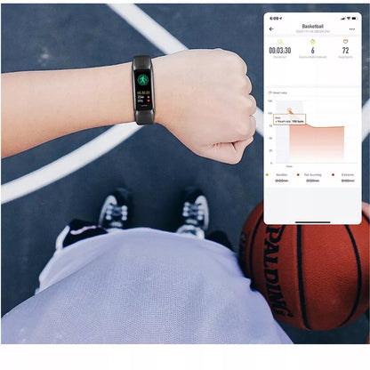 Smartwatch Sportinė apyrankė EKG Pulsas Žingsniai Kcal Kraujospūdis Temperatūra