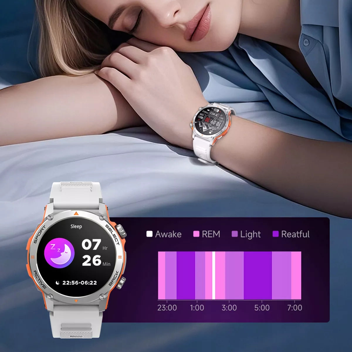 Išmanusis laikrodis Zegarek MENU PL Chat GPT Sport Pokalbiai Kumi smart watch Zegarek