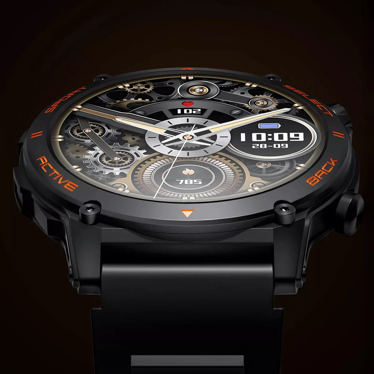 Išmanusis laikrodis Zegarek MENU PL Chat GPT Sport Pokalbiai Kumi smart watch Zegarek