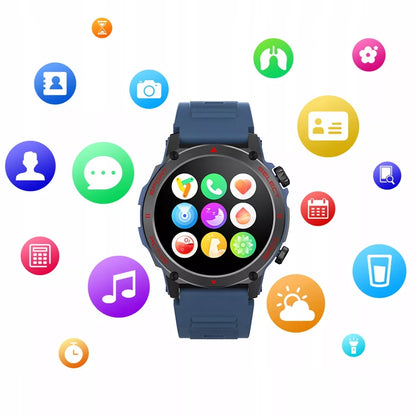Išmanusis laikrodis Zegarek MENU PL Chat GPT Sport Pokalbiai Kumi smart watch Zegarek