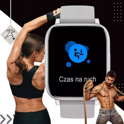 Išmanusis laikrodis su pokalbių funkcija ir sporto režimais - širdies ritmas, žingsniai, PL, laikrodis