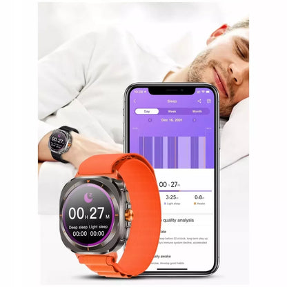 Sportinis Išmanusis Laikrodis su Kompasu - AMOLED Ekranas, IP68, Širdies Ritmas, Žingsniai, Miego Funkcijos