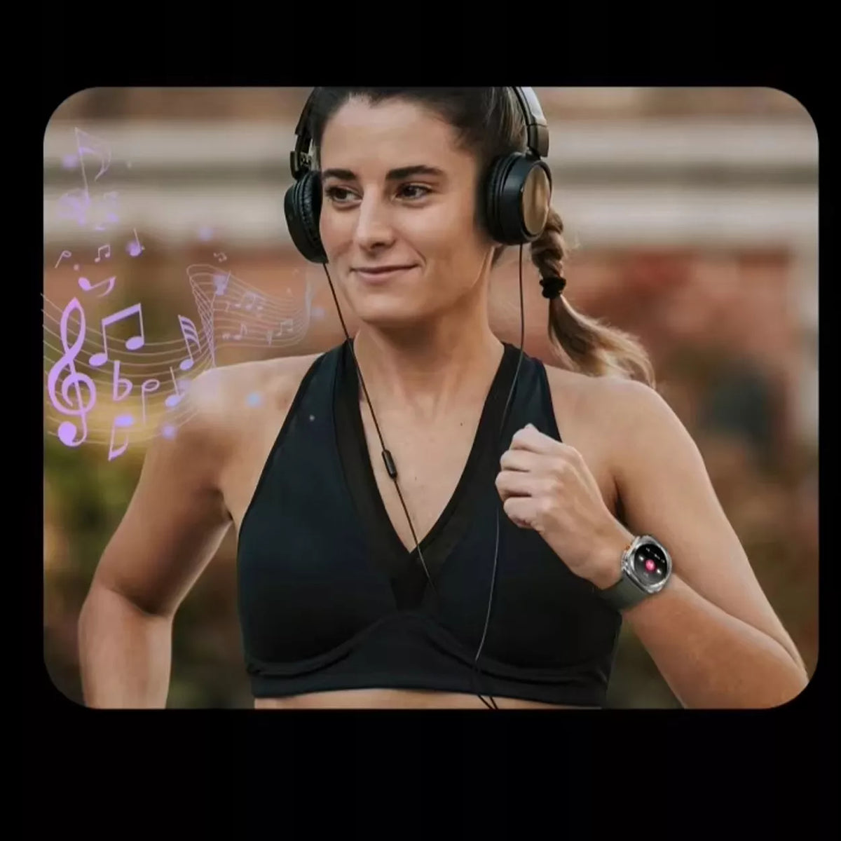 Sportinis Išmanusis Laikrodis su Kompasu - AMOLED Ekranas, IP68, Širdies Ritmas, Žingsniai, Miego Funkcijos