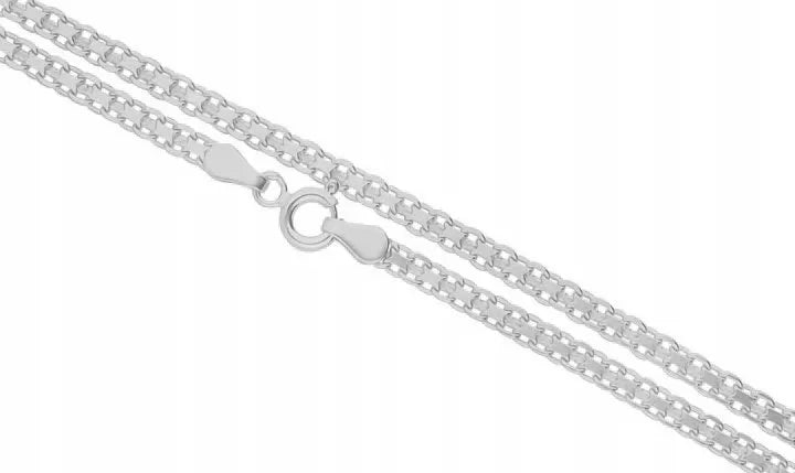 Sidabrinė moteriška grandinėlė, sidabro 925 praba, 50 cm ilgio