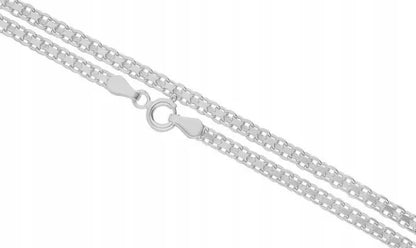 Sidabrinė moteriška grandinėlė, sidabro 925 praba, 50 cm ilgio