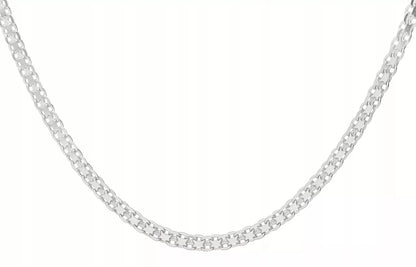 Sidabrinė moteriška grandinėlė, sidabro 925 praba, 50 cm ilgio
