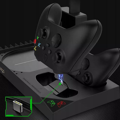 iPega aušinimo stotelė Xbox Series X su dviem valdikliais
