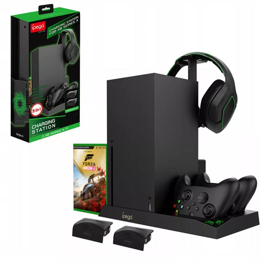 iPega aušinimo stotelė Xbox Series X su dviem valdikliais