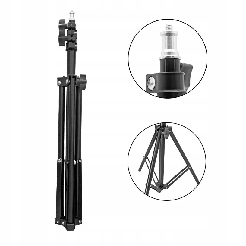 Tripod stovas fotoaparatui ir telefonui 72–210 cm