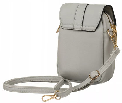 Pilkas moteriškas "crossbody" rankinukas smulkiems daiktams, "Rovicky"