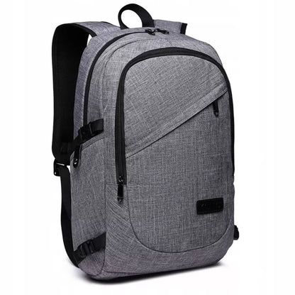 Kuprinė pilka 15,6″ laptopui, „IT Specialist“, biurui, USB, A4