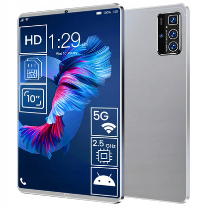 Planšetinis kompiuteris 10" 4GB+64GB Android Wi-Fi SIM BT 1280x800