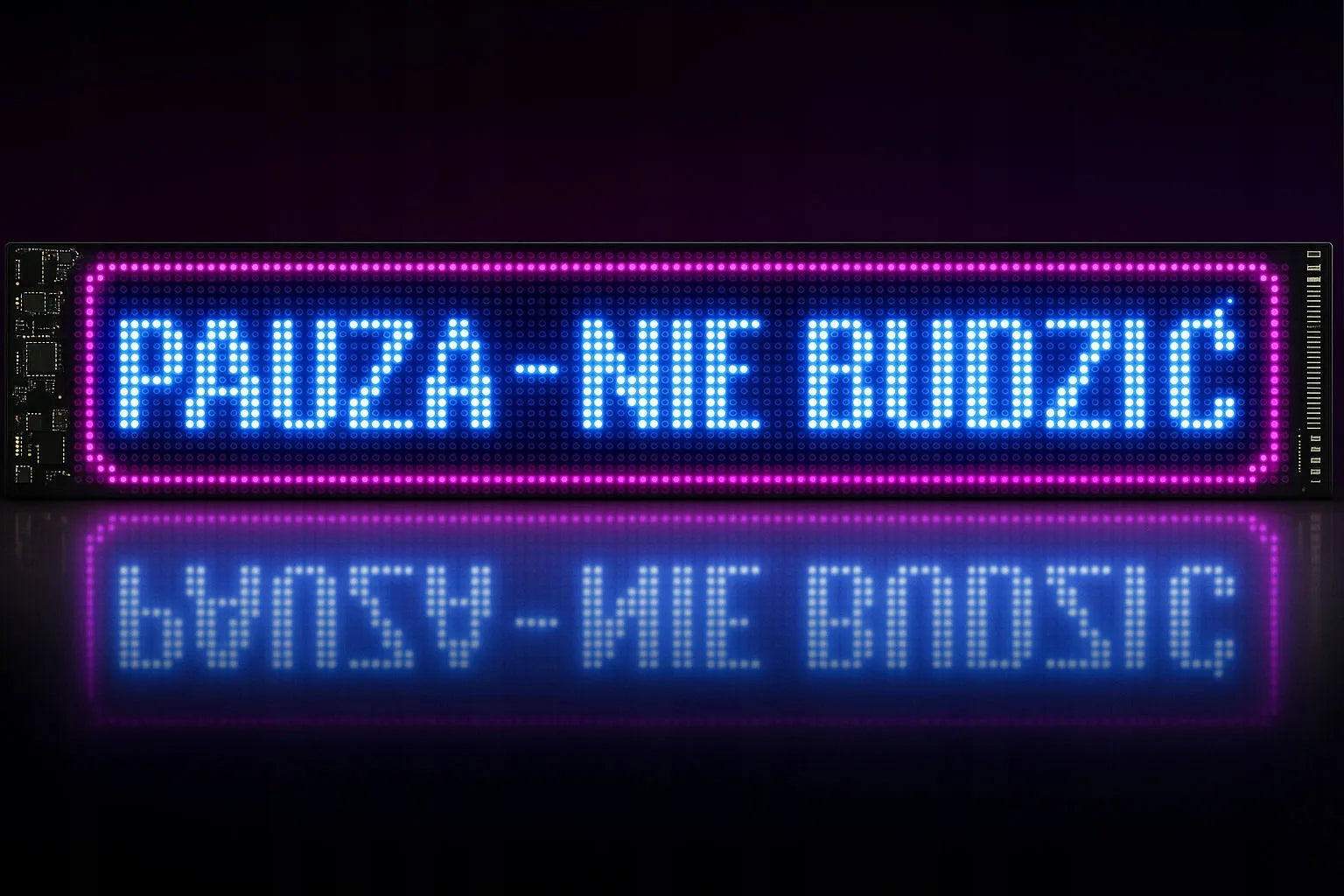 LED lenta TIR 38x10 automobilinė žinutė su programėle ir gestų signalizacijos funkcija