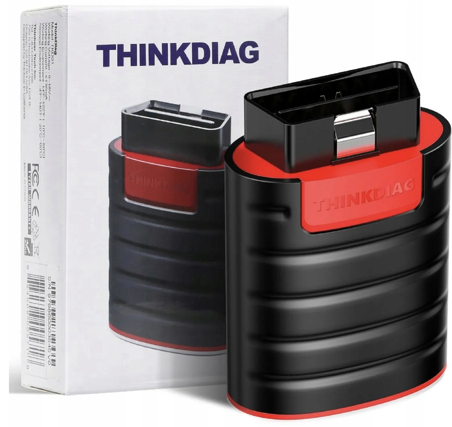 Diagnostinis skeneris OBD THINKDIAG 2025 su visa programine įranga, lenkų kalba