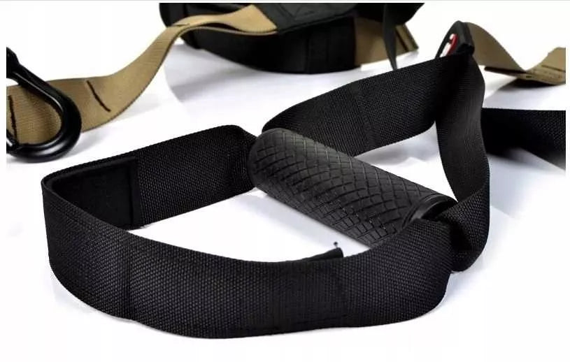 Profesionalūs TRX fitneso diržai CrossFit – atsparumas iki 250 kg