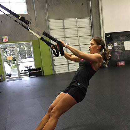 Profesionalūs TRX fitneso diržai CrossFit – atsparumas iki 250 kg