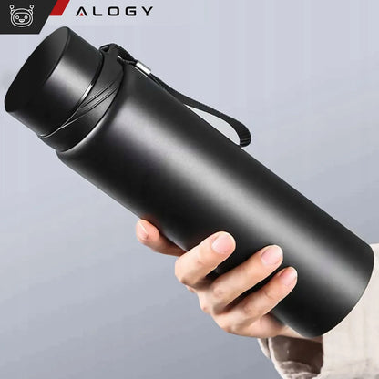 Alogy termosas butelis 1 l juodas
