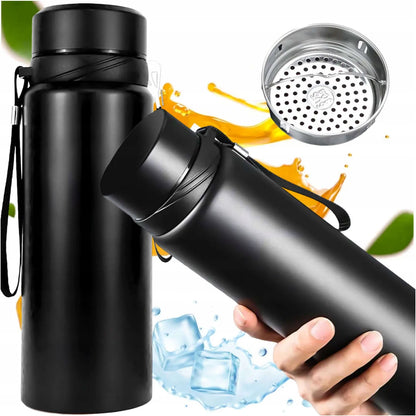 Alogy termosas butelis 1 l juodas