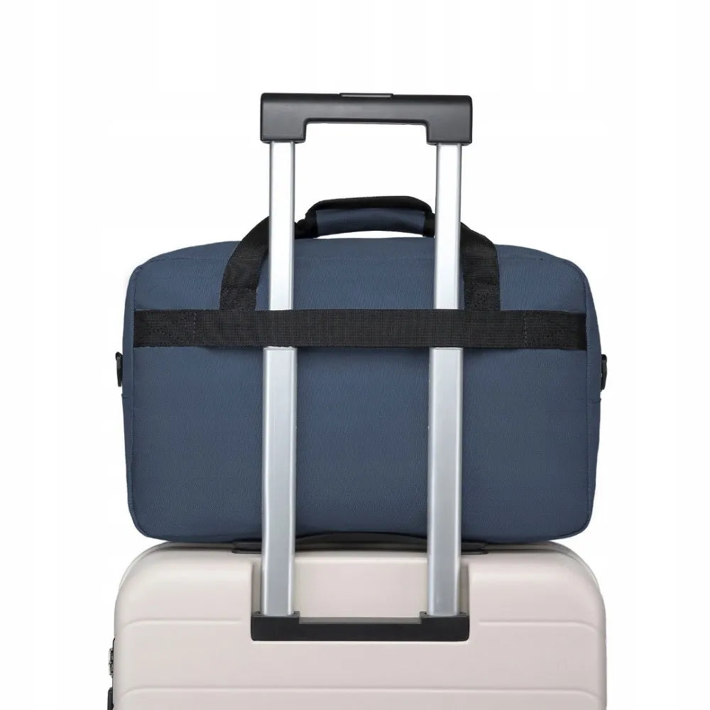 Kono Kebo 40x30x20 kelioninis krepšys lėktuvui, tinkantis RYANAIR, tamsiai mėlynas