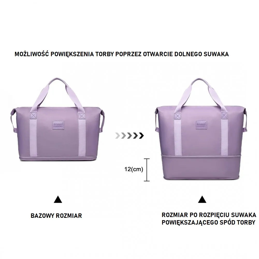 Kelioninis krepšys lėktuvui 40x30x20 rankinis bagažas Ryanair + KOSMETINĖ Kono Brugia