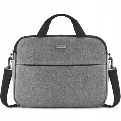 Zagatto 15,6" nešiojamojo kompiuterio krepšys, dviejų skyrių, lengvas unisex peties krepšys