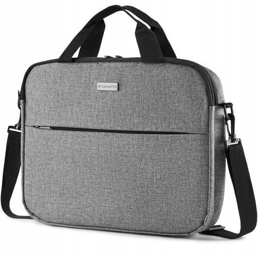 Zagatto 15,6" nešiojamojo kompiuterio krepšys, dviejų skyrių, lengvas unisex peties krepšys