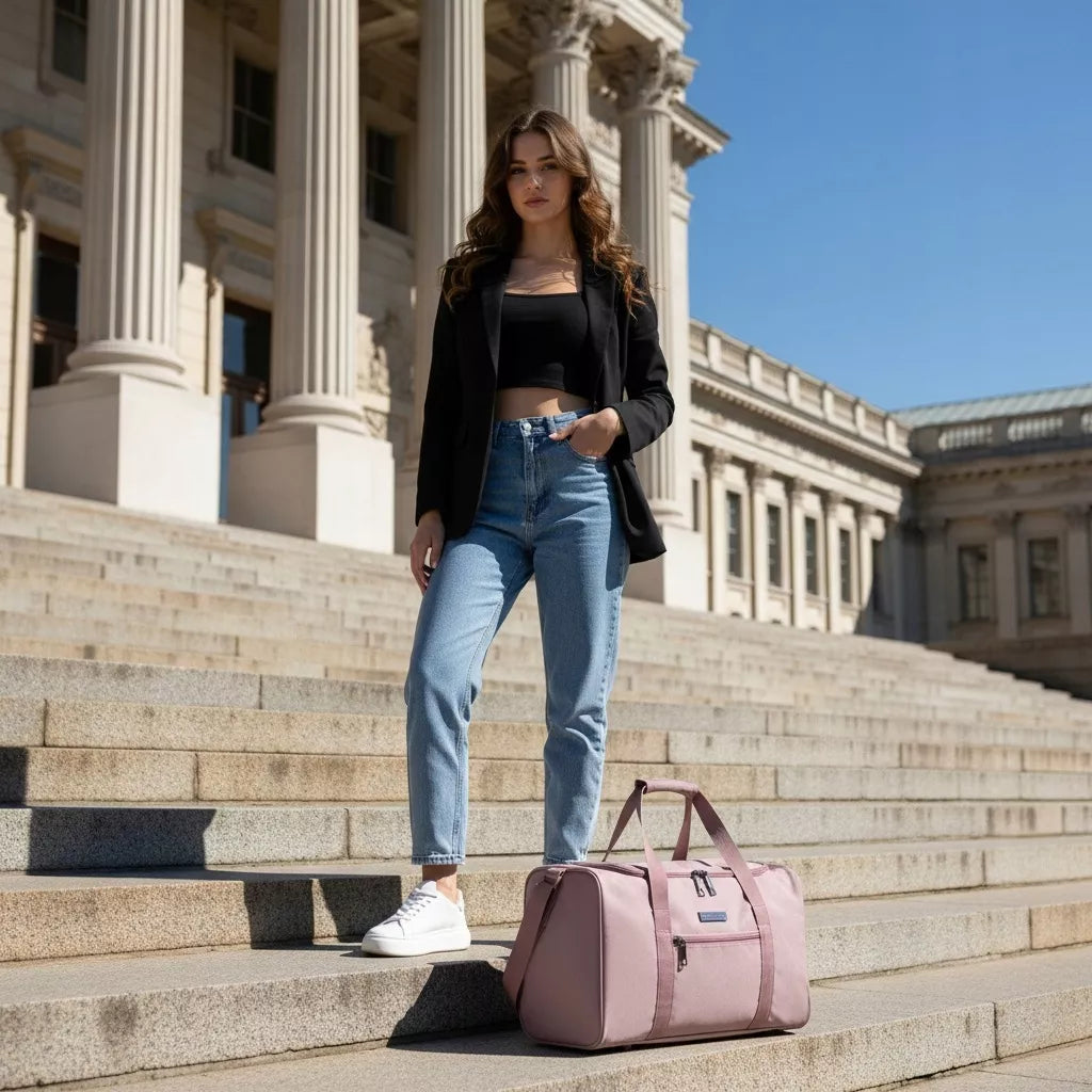 Kelioninis krepšys į lėktuvą RYANAIR WIZZAIR rankinis bagažas 40x20x25 ZAGATTO