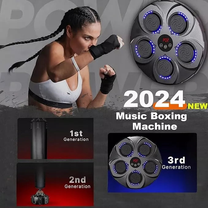 Muzikinė bokso treniruočių lenta su Bluetooth + pirštinės