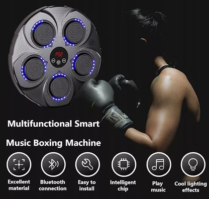Muzikinė bokso treniruočių lenta su Bluetooth + pirštinės