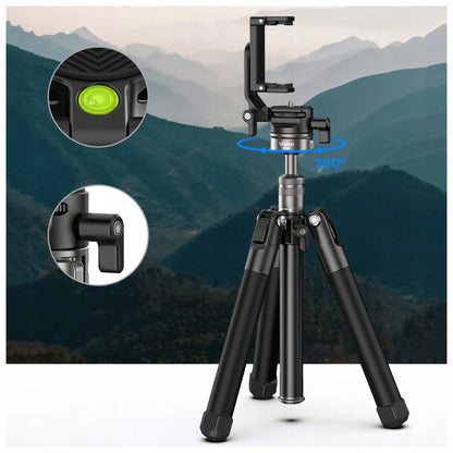 Kelioninis trikojis / monopodas 145 cm ULANZI MT-63 su 1/4 colio sriegiu ir išmaniojo telefono laikikliu
