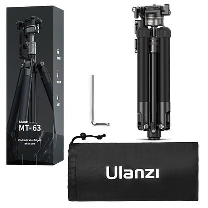 Kelioninis trikojis / monopodas 145 cm ULANZI MT-63 su 1/4 colio sriegiu ir išmaniojo telefono laikikliu