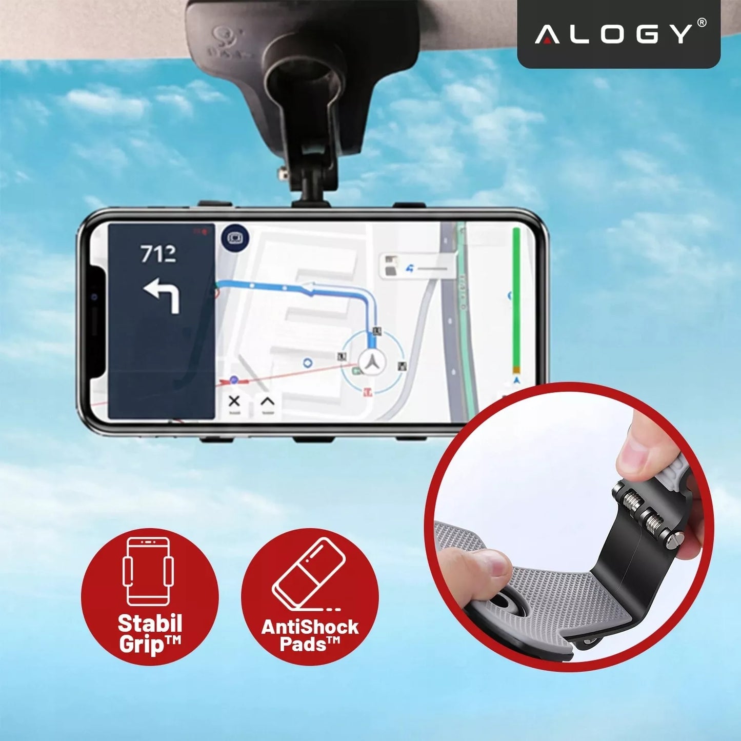Automobilinis telefono laikiklis, stovas