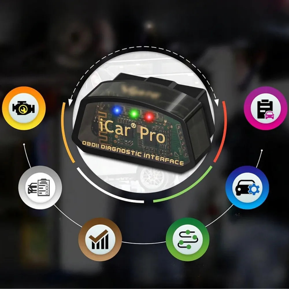 VGATE ICAR PRO BLUETOOTH 5.0 BT 4.0 5.0 OBD2 iOS Diagnosticinis sąsajos įrenginys