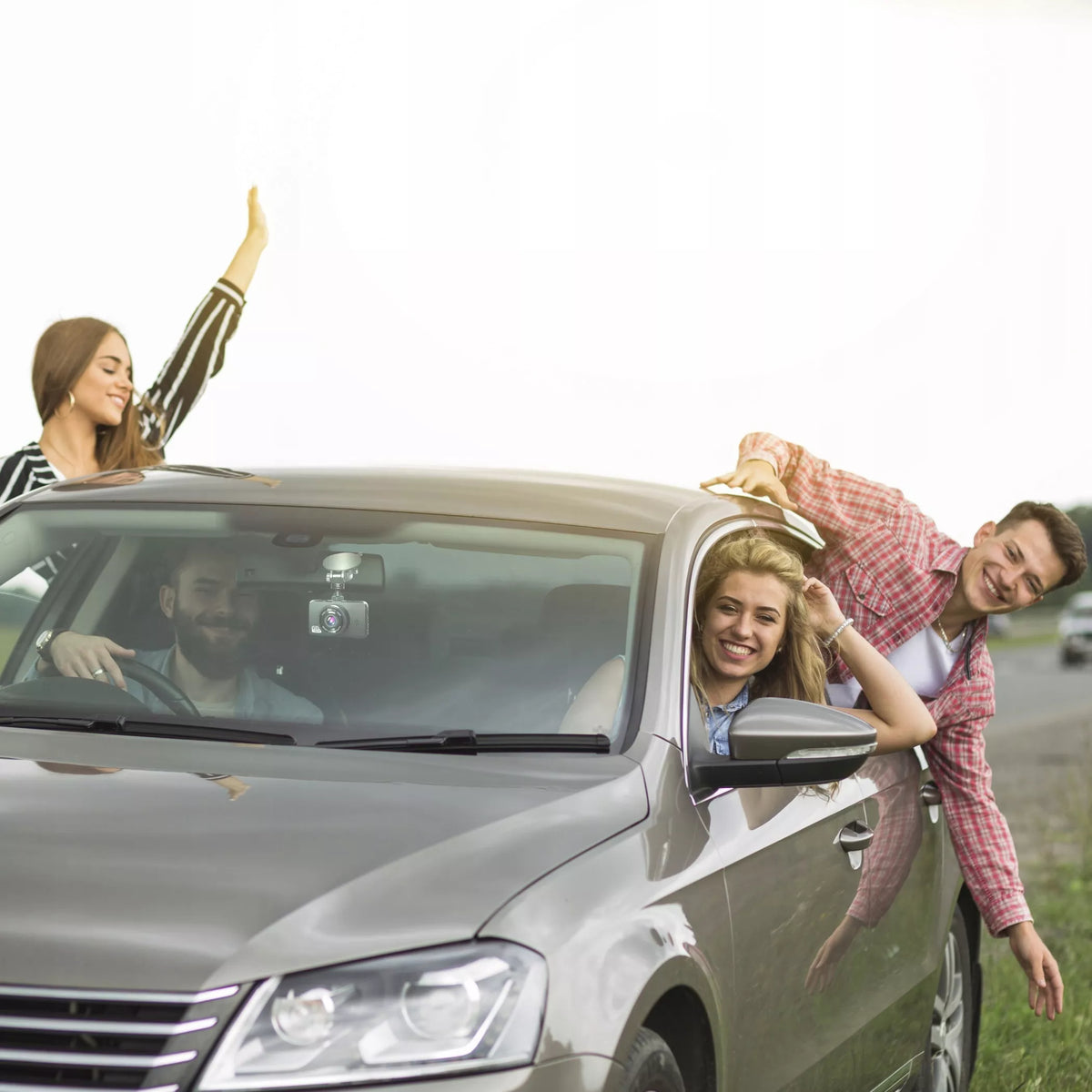 automobilinis vaizdo įrašytuvas kamera 2K HDR kokybė lenkiškas meniu