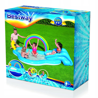 Pripučiamas vandens žaidimų aikštelės baseinas vaikams Bestway