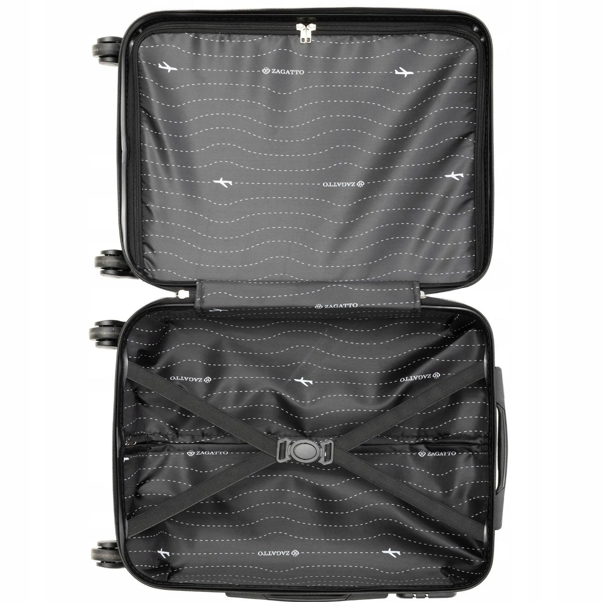 Rankinis lagaminas RYANAIR 55x40x20 mažas kelioninis lagaminas 10 SPALVŲ ZAGATTO